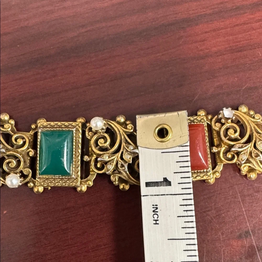 Vintage Arthur Pepper Signed Gemstone Bracelet